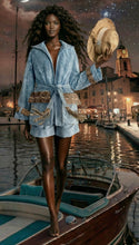 Laden Sie das Bild in den Galerie-Viewer, Aleya - Guipure Suit Baby Blue
