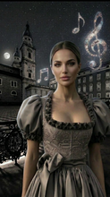 Laden Sie das Bild in den Galerie-Viewer, Bespoke Duchesse 100% Silk Salzburger Festspiele